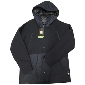 DC Shoes Hombres M Paramount 15K Aislado Snowboard Esquí Chaqueta Con Capucha Negra Nueva con Etiquetas - Imagen 1 de 12
