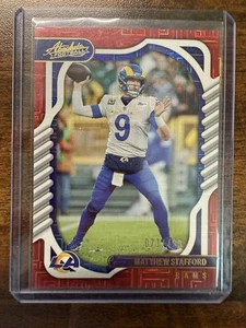 2022 Absolute Red Square Matthew Stafford /499 Rams - Picture 1 of 2