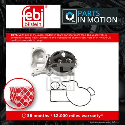 Water Pump fits BMW 320D 2.0D 04 to 19 N47D20C Coolant 11517810833 11518516204 - Image 1 of 4