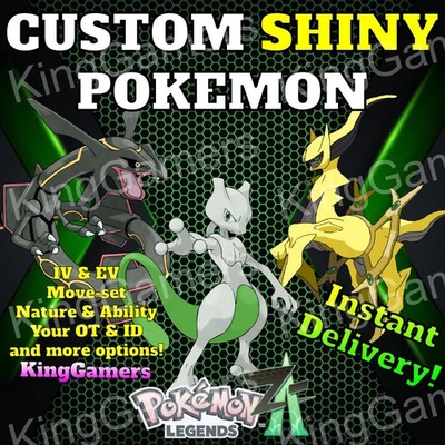 ✨CUSTOM SHINY ALPHA POKEMON ✨OT/ID✨MAX EV/IV ✨BEST SERVICE✨ Pokemon Legends Z-A - Image 1 of 2