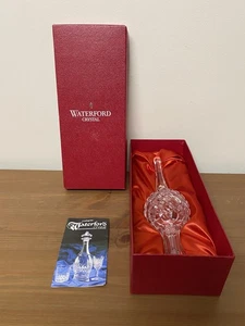 Waterford Crystal Cut Glass Rounded Tip Christmas Tree Topper w. Box - Picture 1 of 2