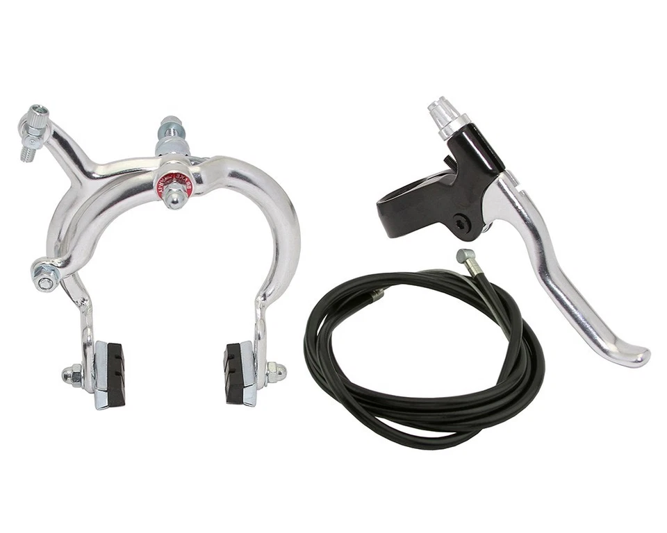 Freno y palanca trasera BMX grande de largo alcance con cable de freno Freestyle Bikelife cromado Foto 1 de 1