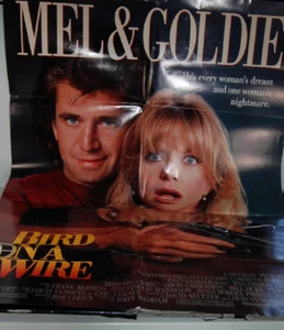 Locandina film BIRD ON WIRE Mel Gibson Goldie Hawn LOTTO 2 - Foto 1 di 1