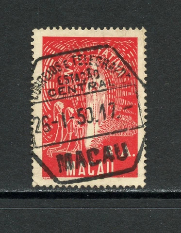 Q602   Macau  1949   Lady of Fatima   1v.   used Cover