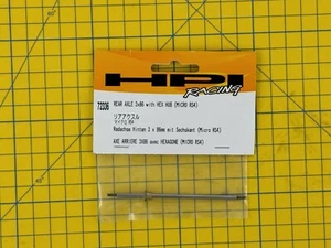 HPI Racing Rear Axe 3x86 With Hex Hub 72336 Modélisme - Photo 1 sur 1
