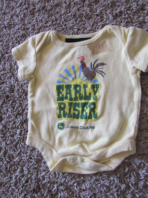 JOHN DEERE Bebé 0-3 Meses Early Riser Body Una Pieza Bronceado Foto 1 de 2