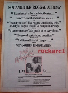 The RASSES Album & Tour 1979 UK Poster size Press ADVERT 16x12 inches - Imagen 1 de 1