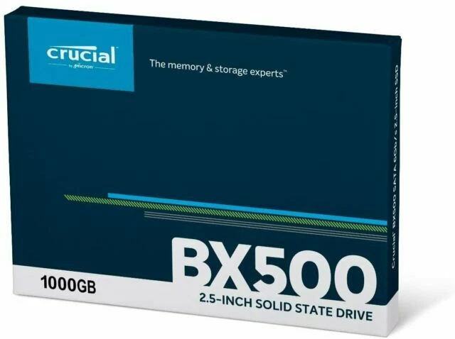 Crucial BX500 1TB, Interno, 2,5" (CT1000BX500SSD1) Disco Rigido