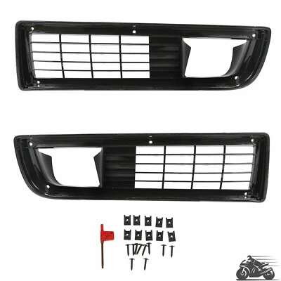 Juego de inserciones de rejilla de cubierta de parachoques delantero izquierdo + derecho Firebird Trans Am 1979-1981 Foto 1 de 4