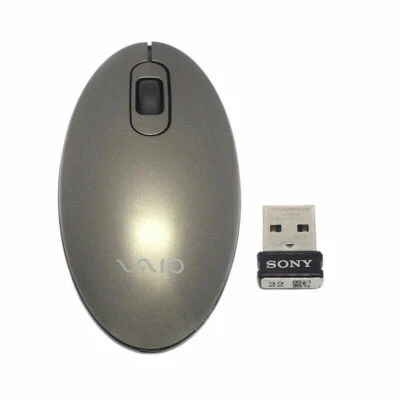 Sony Vaio VGP-WMS30 2.4GHZ Wireless Mouse Champagne Gold - Image 1 of 4