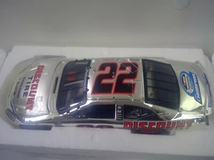 Brad Keselowski #22 Discount Tire 1/24 Champion 2010 CHROME RARE! - Picture 1 of 5