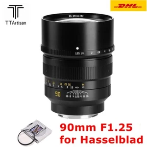 TTArtisan 90mm F1.25 Full Frame MF Lens f Hasselblad XCD X1D II X1DII X2D Camera - Picture 1 of 11