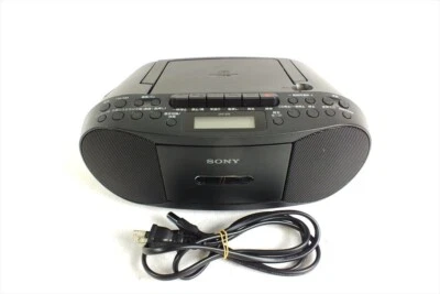 SONY CFD-S70 Black  Radio Cassette Recorder Audio System - Image 1 of 4