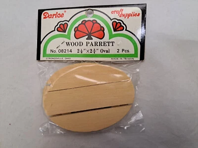 Darice Craft Supplies (Wood Cutouts) - Wood Parrett - 2 Pack #08214 - Image 1 of 4