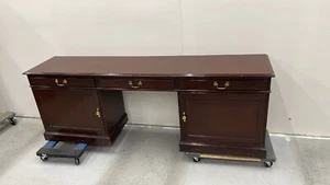 Kittinger The Georgian Collection Mahogany Vintage Credenza Desk Cabinet - Picture 1 of 4