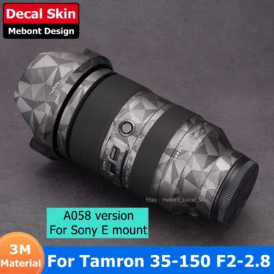 For Tamron 35-150mm F2-2.8 A058 For Sony Decal Skin Lens Sticker Vinyl Wrap Film - Image 1 of 4