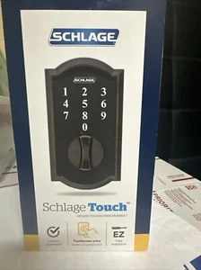 Schlage Touch Aged Bronze touchscreen deadbolt lock - Picture 1 of 6