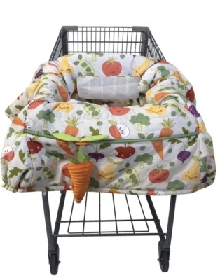 Boppy Shopping Cart and High Chair Cover, 360 degree coverage, vegetables - Image 1 of 4