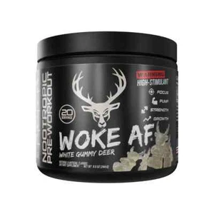 Bucked Up WOKE AF PreWorkout White Gummy Deer Energy Pump Focus 20 Ser Exp 11/26 - Picture 1 of 4