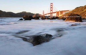 Water view Golden Gate Bridge Photo Picture Print 4X6,5X7, 8X10, 8.5X11 - Picture 1 of 1