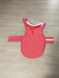 Large Dog Coat Quilted Flannel Red - Picture 1 of 10