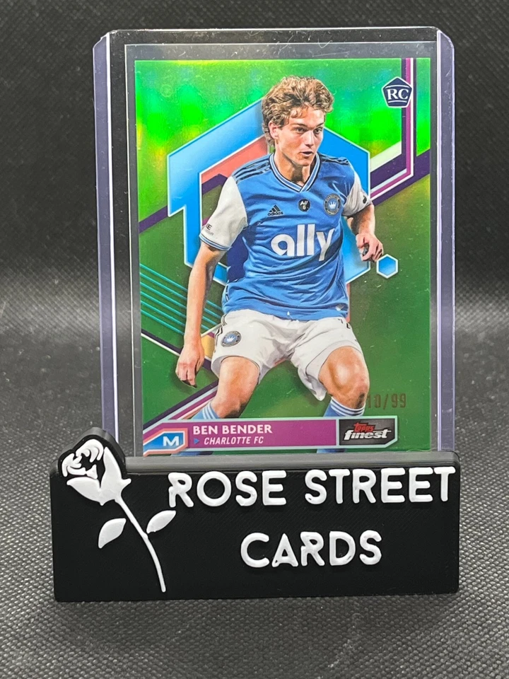 2023 Topps Finest MLS Neon Green Refractors /99 (Pick from list) - Image 1 of 4