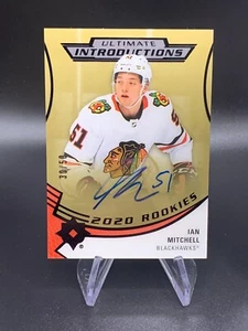 2020-21 UD Ultimate Collection Introductions Rookies Auto UI-64 Ian Mitchell /50 - Picture 1 of 2