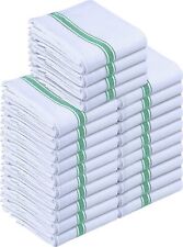 50x Plain 100% Cotton Tea Towels Set Bar Cloths Kitchen Cleaning Dish Drying.
