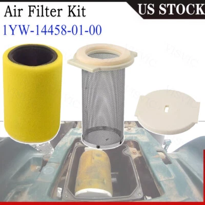 Air Filter & Guide & END CAP For Yamaha Moto-4 250 YFM250 89-91 1YW-14458-01-00* - Imagem 1 de 4