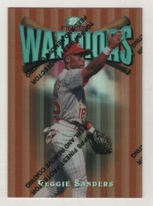 1997 Topps Finest Bronze Refractor #014 Reggie Sanders Cincinnati Reds BV$5 #14 - Picture 1 of 1