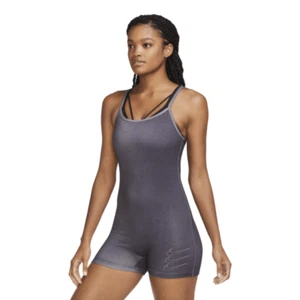 Nike CZ9100-068 Tight Fit Romper Sportswear Faded Iron Grey ( S ) - Picture 1 of 4