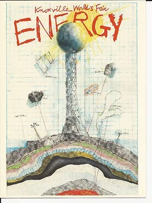 1982 US # 2006-9 Energy Knoxville World's Fair FD Ceremony folder  - Image 1 of 4