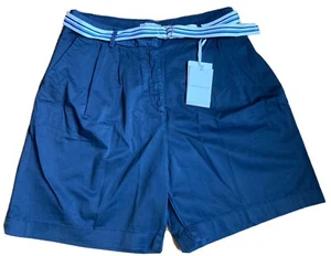 Pantalones Cortos Para Mujer Tommy Hilfiger A Medida Talla 12 Modernos Chino Desierto Cielo Azul Marino - Imagen 1 de 5