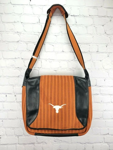 Texas Longhorns UT Alan Stuart Mesh Crossbody Laptop bag tote embroidered Cover