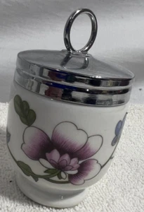 Egg Coddler Royal Worcester England Floral 3.5 " Vintage - Picture 1 of 12