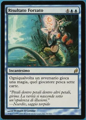 Forced Fruition Lorwyn (ITALIAN) NM Blue Rare MAGIC CARD (ID# 178333) ABUGames - Image 1 of 2