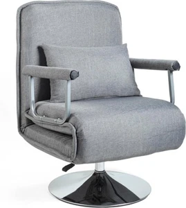Schlafsessel 3 in 1 Gästebett 3 Funktionen Sitzsessel Liegesessel 360° drehbar - Bild 1 von 8