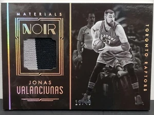 2016-17 PANINI NOIR JONAS VALANCIUNAS #53 SP 2 COLOR GU MATERIALS #/49 PELICANS  - Picture 1 of 2