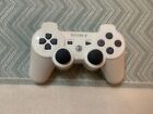Authentic White Ps3 Dualshock 3 Wireless Controller (cechzc2u)- Cleaned + Tested
