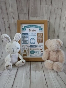 Personalised birth stats pictures - Picture 1 of 2