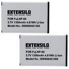 2X Batteria 1300Mah Per Aiptek Pocket Dv-5700,Ahd-C100,V100le,Z200le