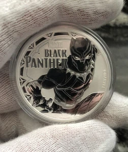 Silbermünze Tuvalu Marvel Black Panther 2018 1 oz Stempelglanz - Bild 1 von 9