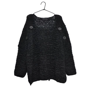 Barbara Speer Avantgarde Wool Polyamide Kable Knit Sweater Size 2 - Picture 1 of 8
