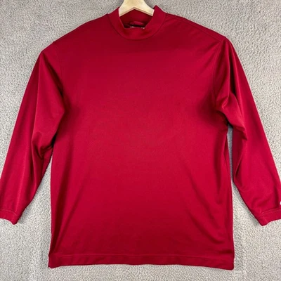 Camisa Pullover Nike Golf Para Hombres 2XL Roja FitDry Manga Larga Rendimiento Atlético Foto 1 de 4
