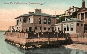Royal Yacht Club House Queenstown Cobh Cork Irland Postkarte  - Bild 1 von 2