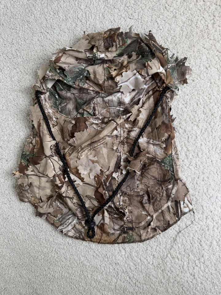 Máscara facial de caza camuflada 3D RedHead capucha pasamontañas talla única Ghillie Turquía Foto 1 de 4
