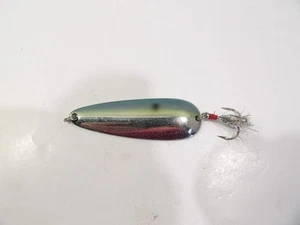 Chrome silver flutter spoon casting lure, 3.5" length, 1.3 oz - Picture 1 of 6