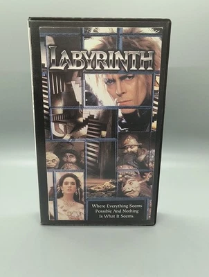 Vintage 1999 Labyrinth VHS DAVID BOWIE Jennifer Connelly Jim Henson Hard Case - Image 1 of 4