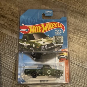 Hot Wheels 2018 Super Treasure Hunt  Datsun 620 Pickup Truck Factory Sticker - Picture 1 of 4