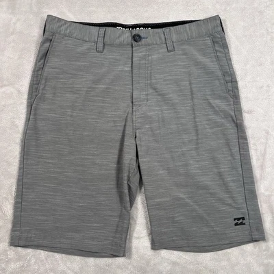 Pantalones Cortos Billabong Para Hombre Talla 33 Cintura Gris Híbrido Crossfire Sumergible Secado Rápido Foto 1 de 4